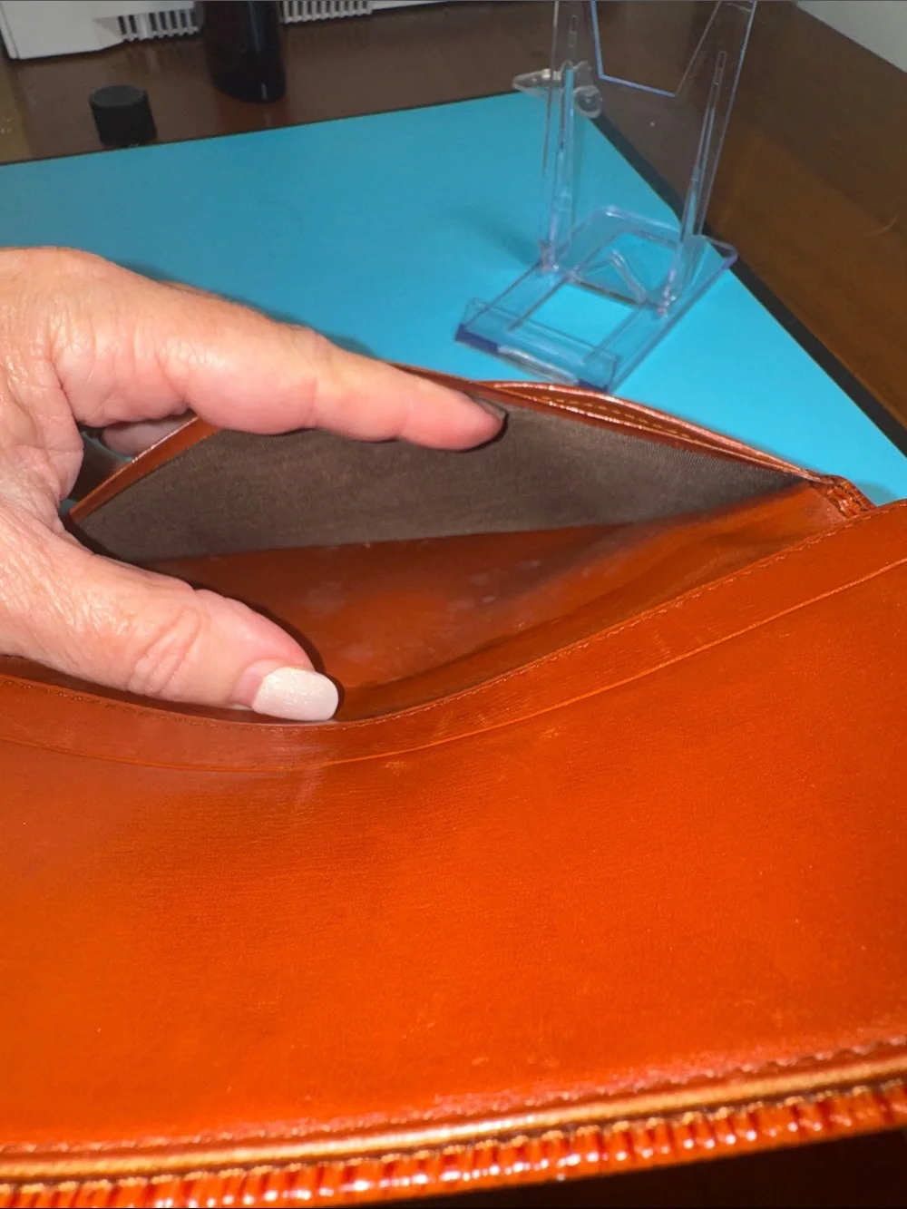 Louis Vuitton Brown Epi Leather Travel Wallet